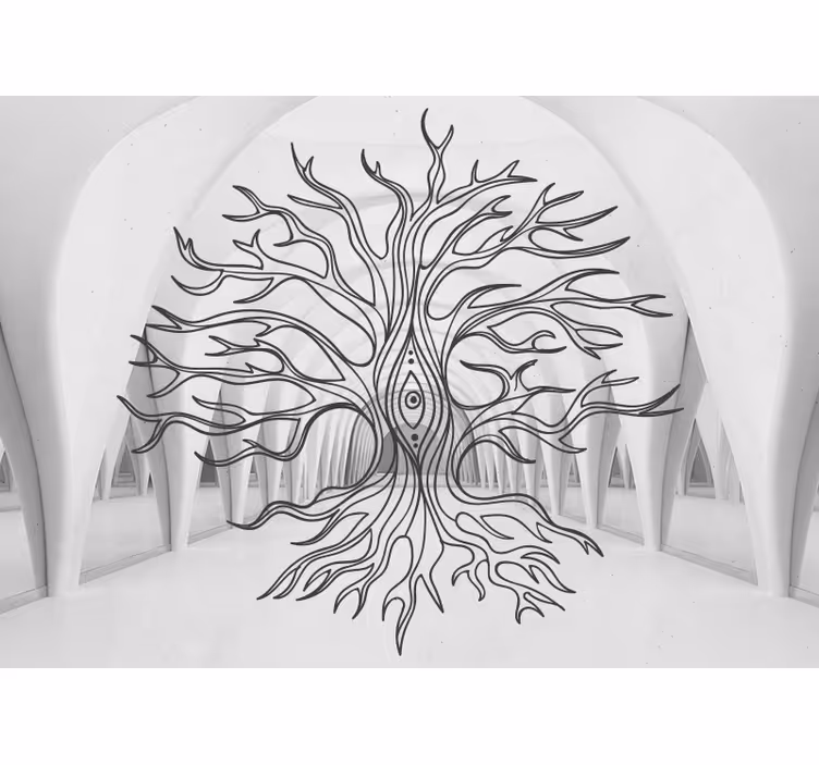 Fotomural naturaleza simbolismo del árbol - TenVinilo
