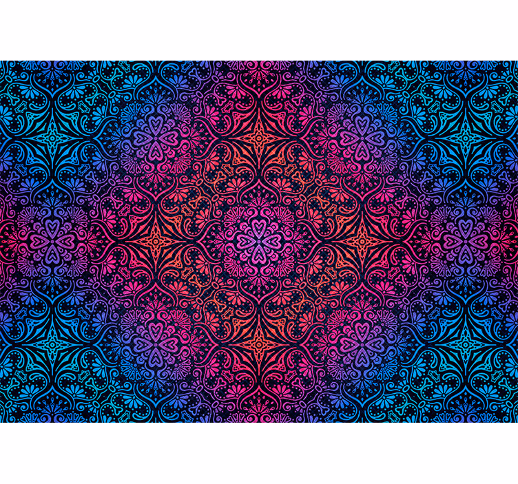 Fotomural mandala motivos redondos elaborados - TenVinilo
