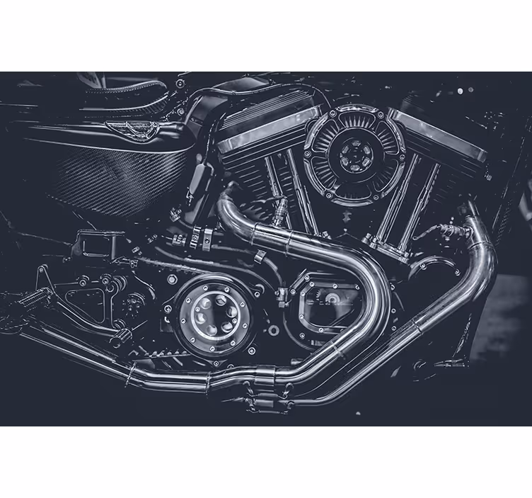 Fotomural motos motor de moto - TenVinilo