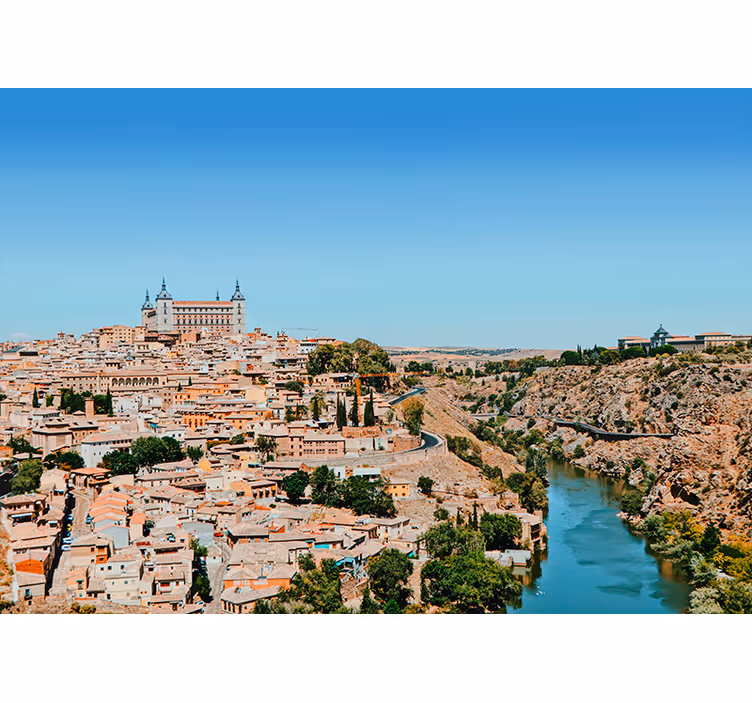 Fotomural ciudad vistas de Toledo - TenVinilo