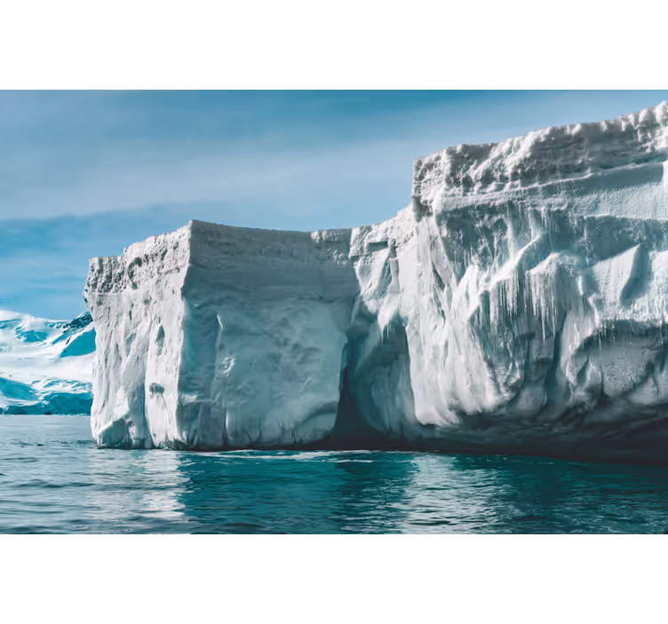 Mural pared naturaleza iceberg en la Antartida - TenVinilo