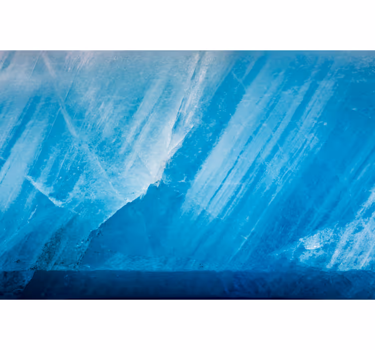 Fotomural de naturaleza glaciar azul Antártida - TenVinilo