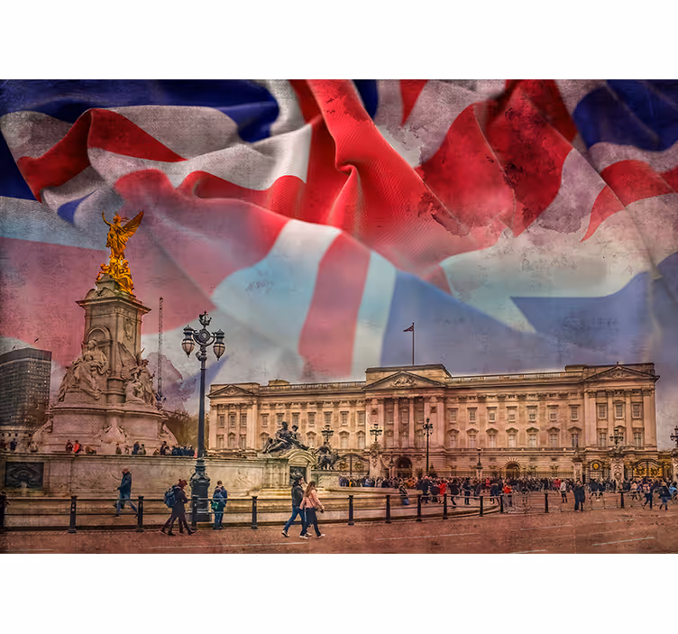 Fotomural de Londres resumen de buckingham - TenVinilo