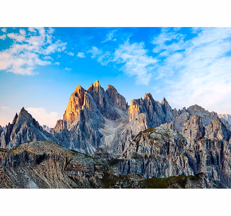 Papel pintado paisaje vista montañosa - TenVinilo