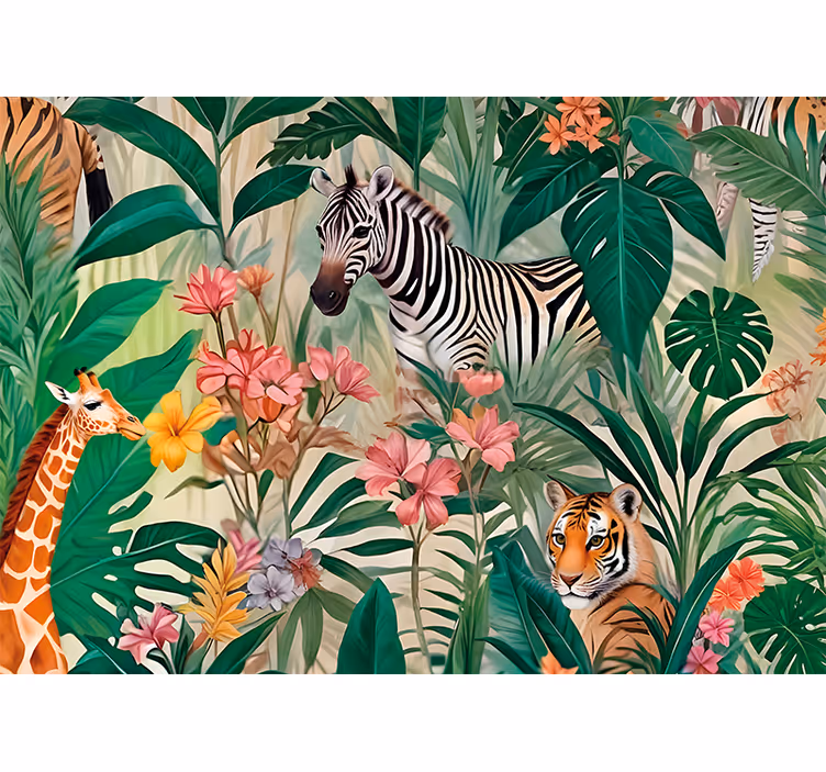 Fotomural animal explosión de la naturaleza - TenVinilo