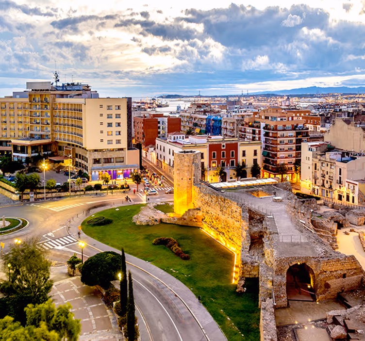Fotomural ciudad Tarragona romana. - TenVinilo