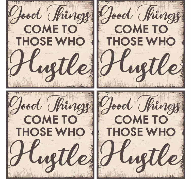 Posavasos con frases diseño de frases inspiradoras - TenVinilo