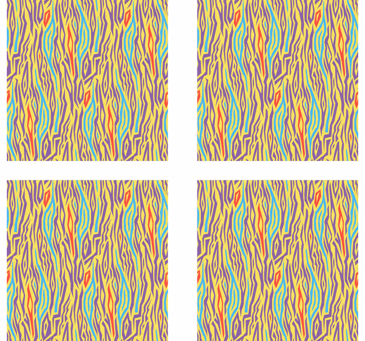 Posavasos textura líneas abstractas vibrantes - TenVinilo