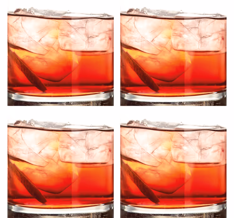 Posavasos cerveza exhibidor de whisky en las rocas - TenVinilo