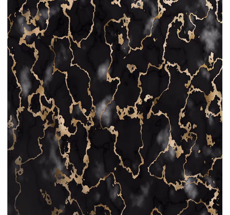 Posavasos textura elegante negro y dorado - TenVinilo