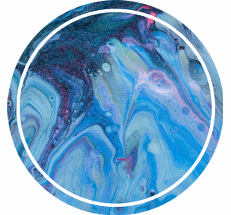 Posavasos textura patrón azul en espiral - TenVinilo