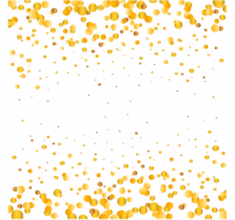 Posavasos textura patrón circular amarillo - TenVinilo