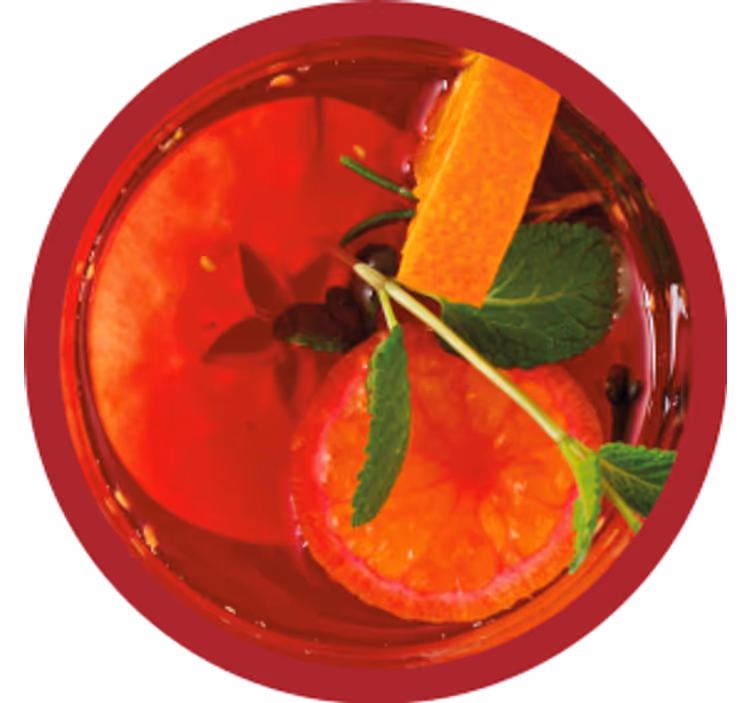 Posavasos cerveza bebida cítrica frutal - TenVinilo