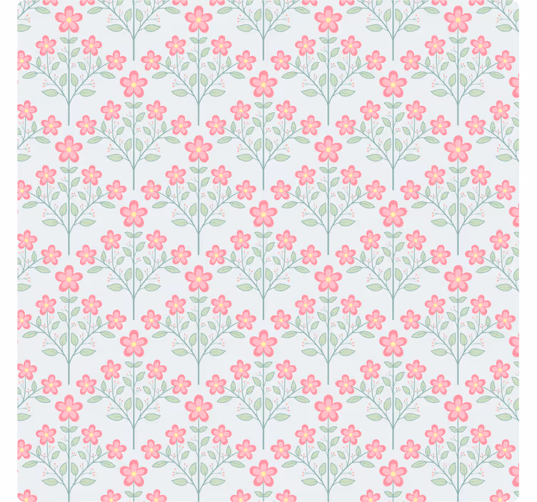 Posavasos textura patrón floral en tonos pastel - TenVinilo