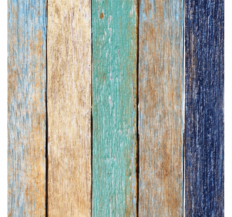 Posavasos textura tablones de madera envejecida - TenVinilo