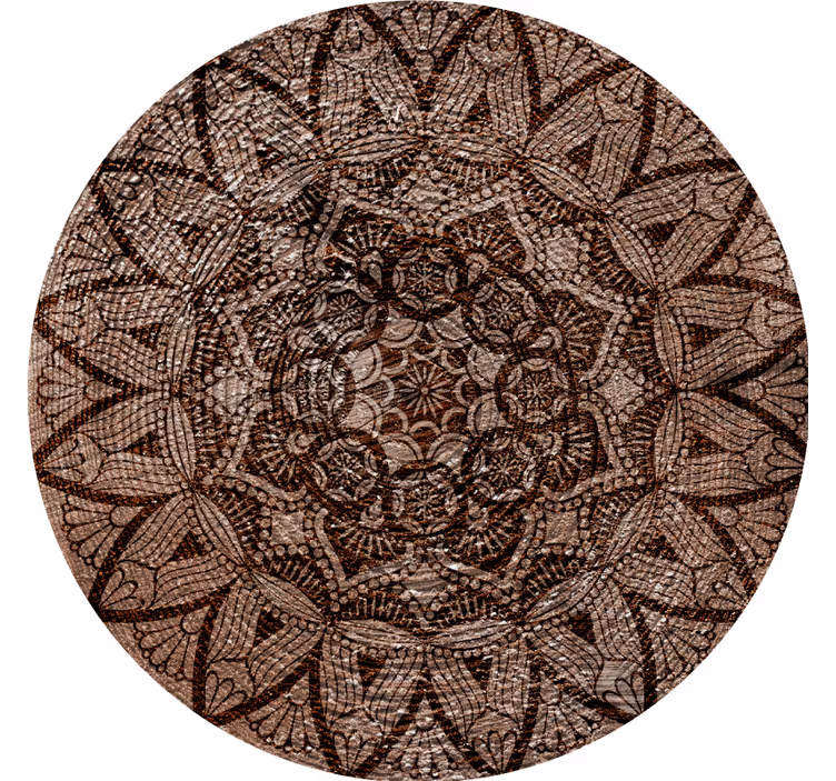 Posavasos textura encaje intrincado - TenVinilo