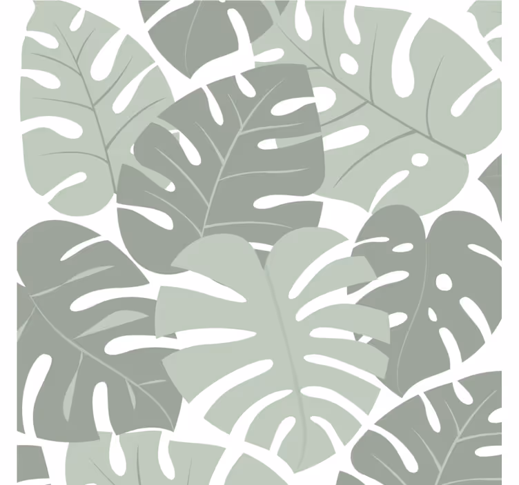 Posavasos textura patrones de monstera frondosa - TenVinilo