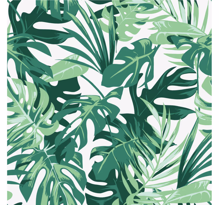 Posavasos textura inspiración hoja tropical - TenVinilo