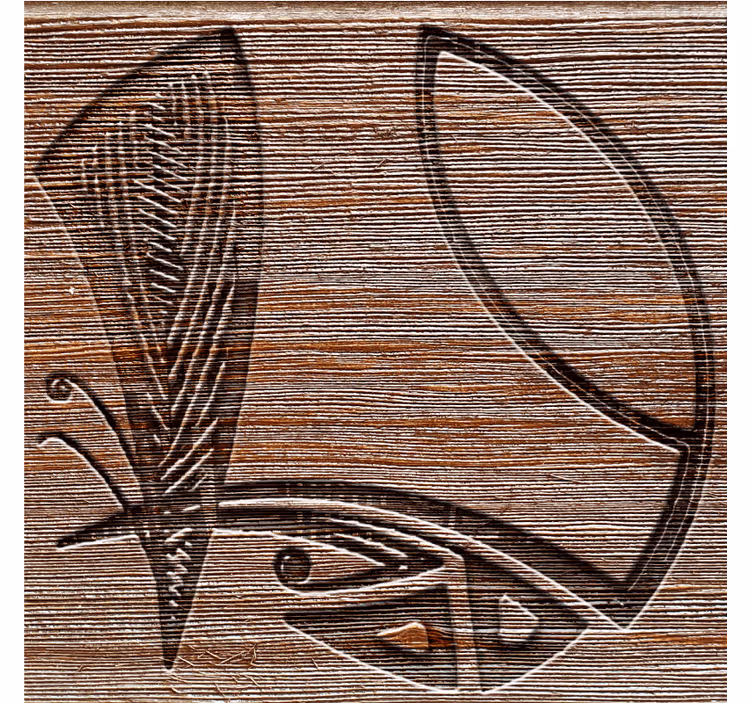 Posavasos textura patrones de madera intrincados - TenVinilo