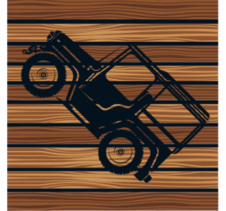 Posavasos textura vehículo todoterreno vintage - TenVinilo