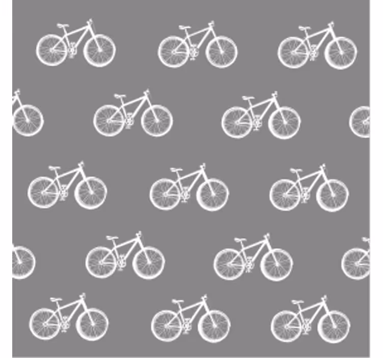 Posavasos moderno con motivo de bicicletas - TenVinilo