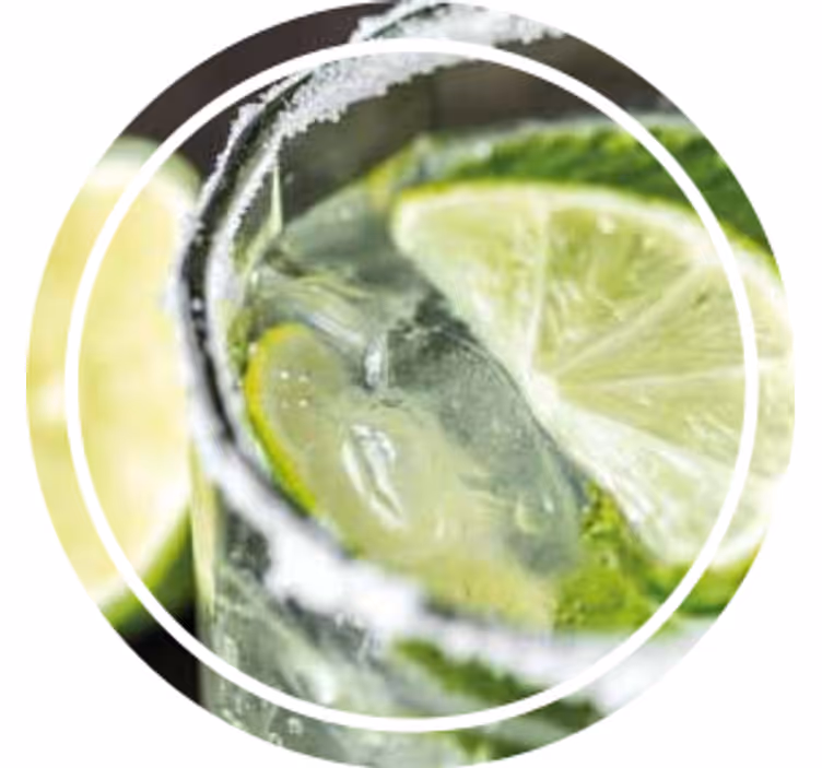 Posavasos personalizable refresco de lima - TenVinilo