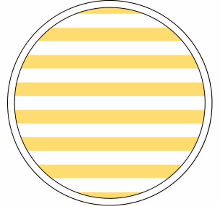 Posavasos textura patrón amarillo rayado - TenVinilo