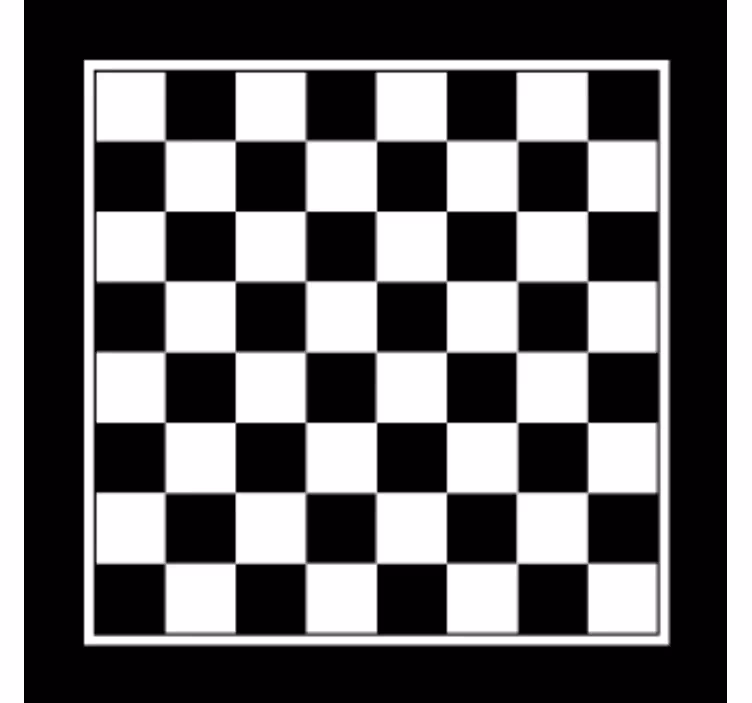 Posavasos frikis patrón de cuadros blanco y negro - TenVinilo