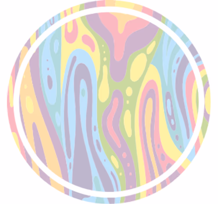 Posavasos textura patrón ondulado en pastel - TenVinilo
