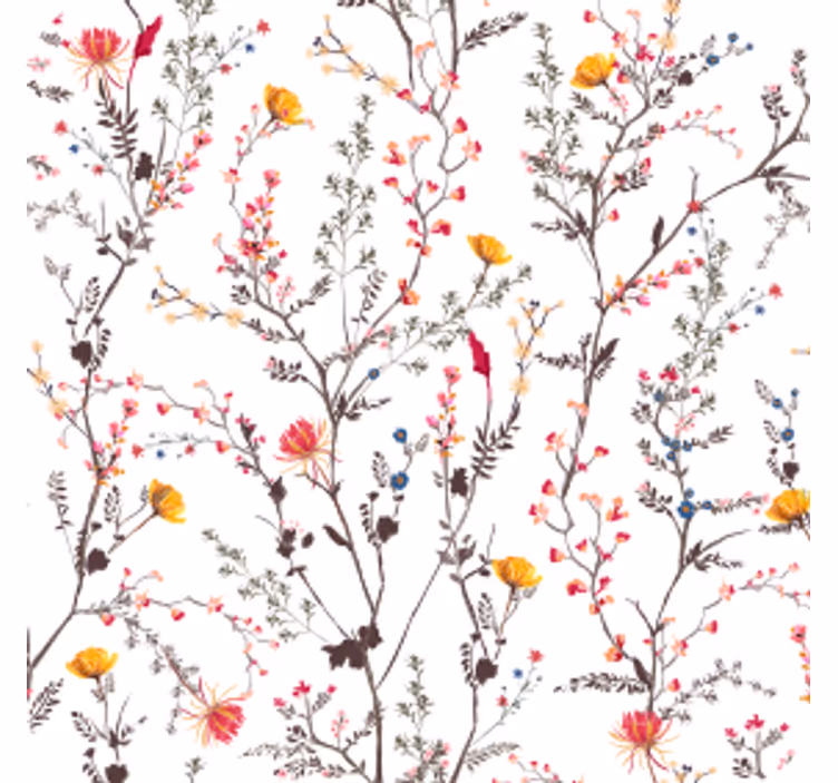 Posavasos textura rama floral - TenVinilo