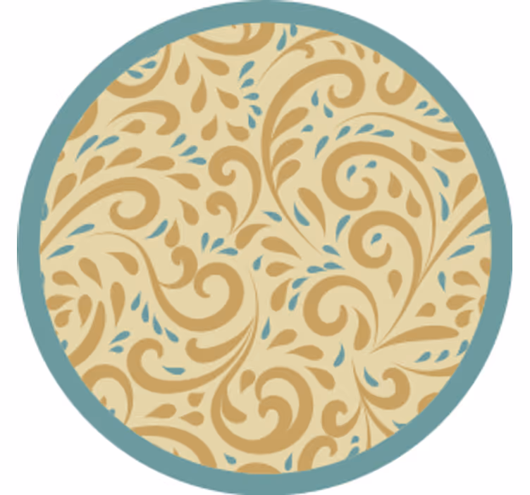 Posavasos textura inspiración floral elegante - TenVinilo