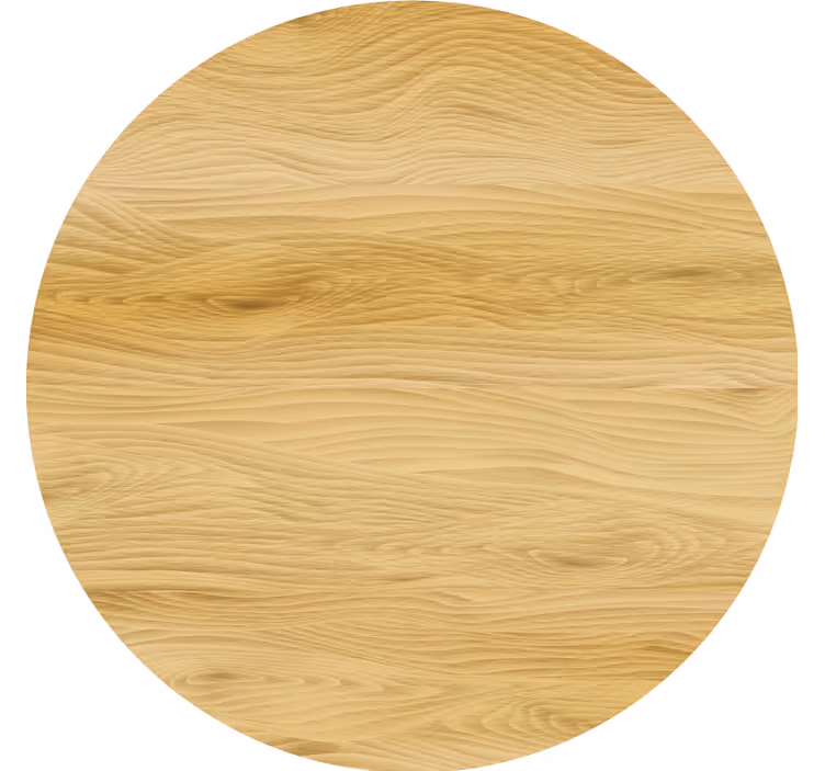 Posavasos textura superficie circular de madera natural - TenVinilo