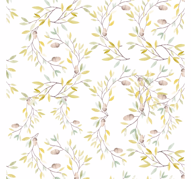 Posavasos textura patrón de enredadera floral - TenVinilo