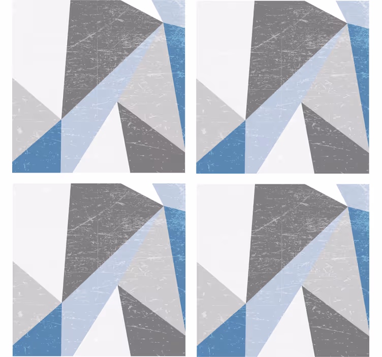 Posavasos textura formas angulares geométricas - TenVinilo