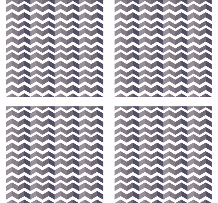 Posavasos textura motivo de chevron - TenVinilo