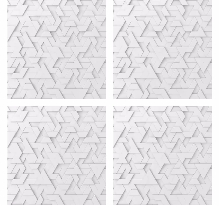 Posavasos textura patrón geométrico texturizado - TenVinilo