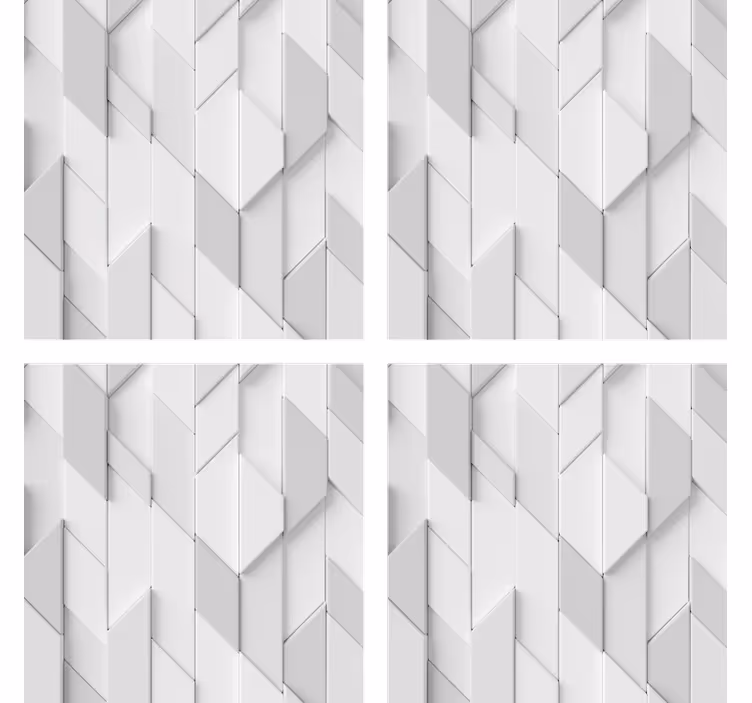 Posavasos textura patrón de relieve geométrico - TenVinilo