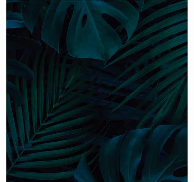 Posavasos textura patrón de vegetación lujosa - TenVinilo
