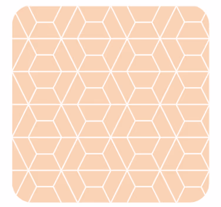 Posavasos textura diseño hexagonal geométrico - TenVinilo