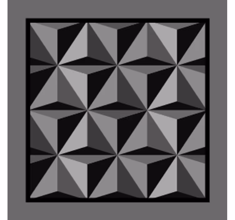 Posavasos textura patrón de formas geométricas - TenVinilo