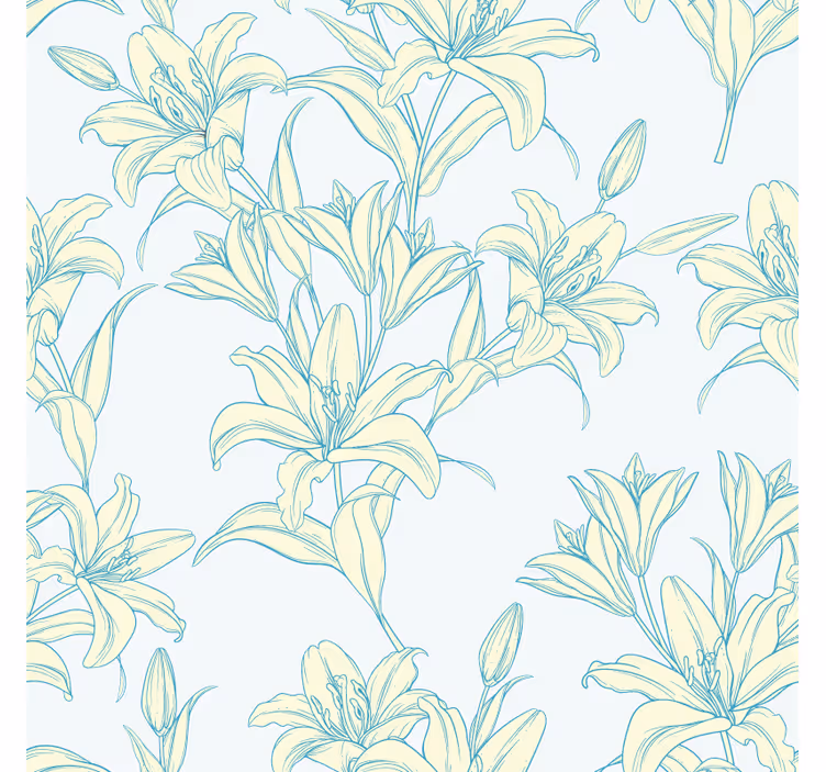 Posavasos textura elegancia de patrón floral - TenVinilo
