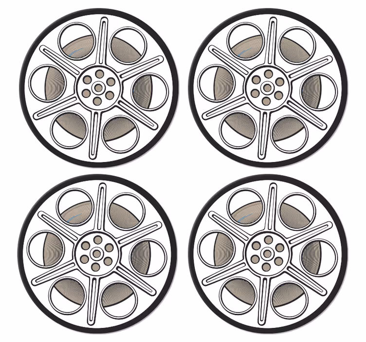 Posavasos vintage cinema film roll - TenVinilo