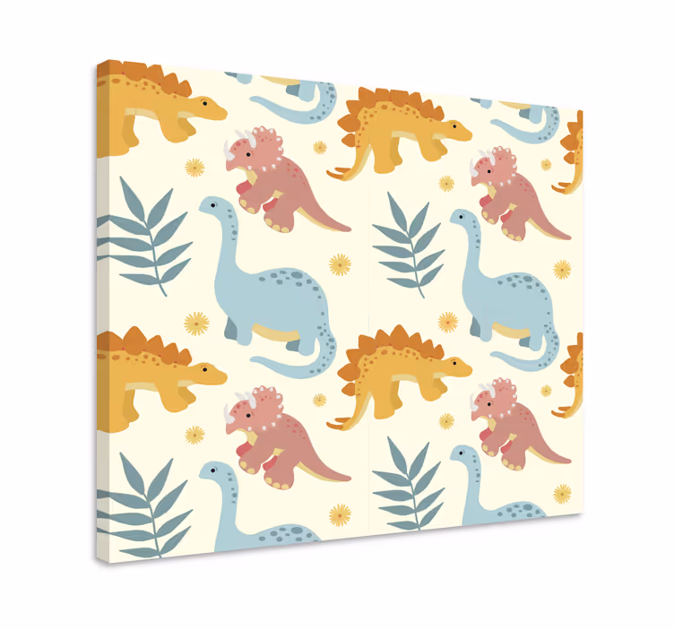 Cuadro dinosaurios estilo minimalista - TenVinilo