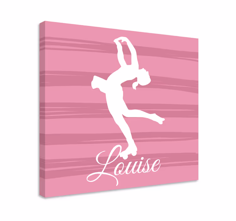 Cuadro bailarinas silueta de bailarina de ballet - TenVinilo