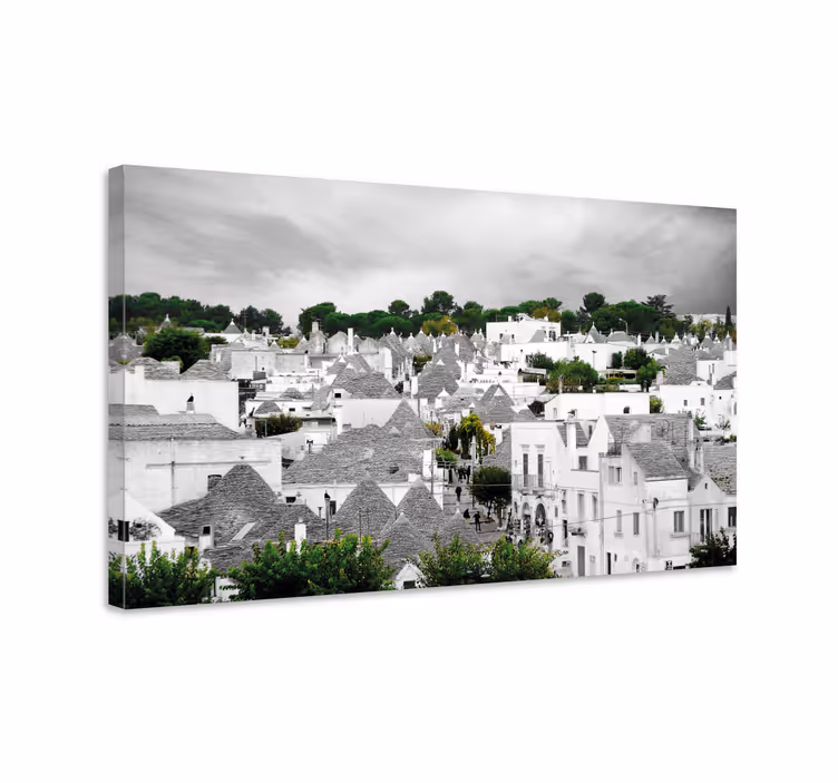 Cuadros ciudades Alberobello trulli - TenVinilo