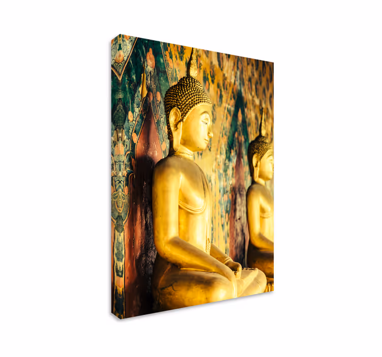 Cuadro buda figuras del buda dorado - TenVinilo