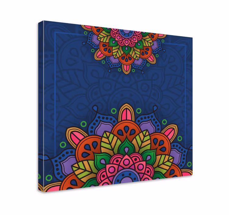 Cuadro de mandala patrón intrincado - TenVinilo