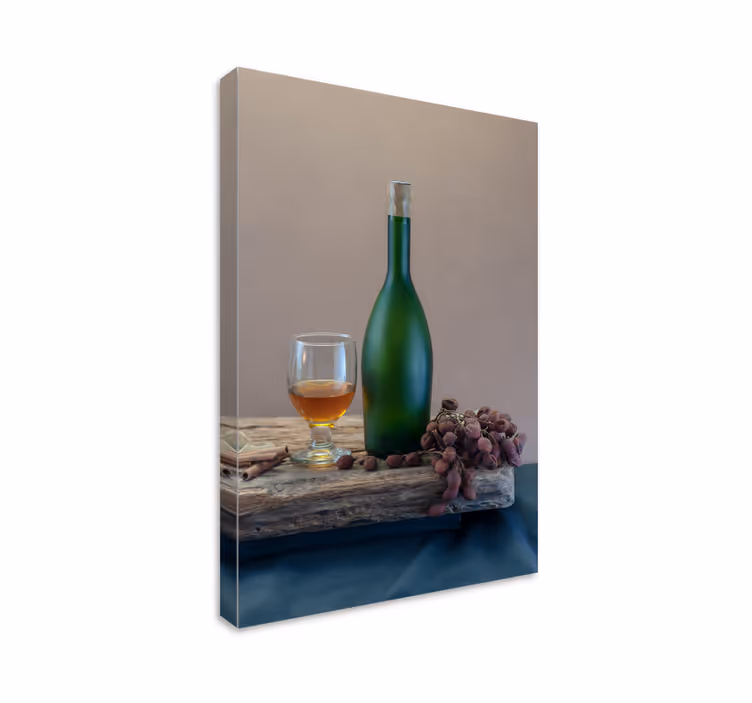 Cuadro para bar montaje elegante de bebidas - TenVinilo