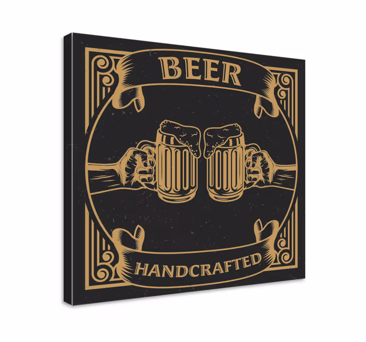 Cuadro rústico Bares rusticos cerveza - TenVinilo