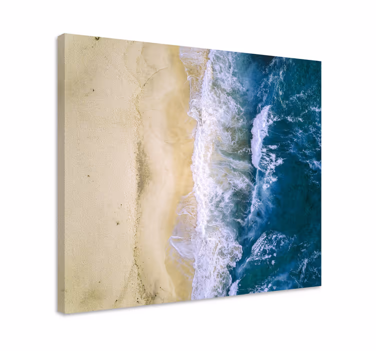 Cuadro marinero serenidad de olas del océano - TenVinilo